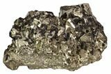 Gleaming Pyrite Crystal Cluster - Peru #106848-1